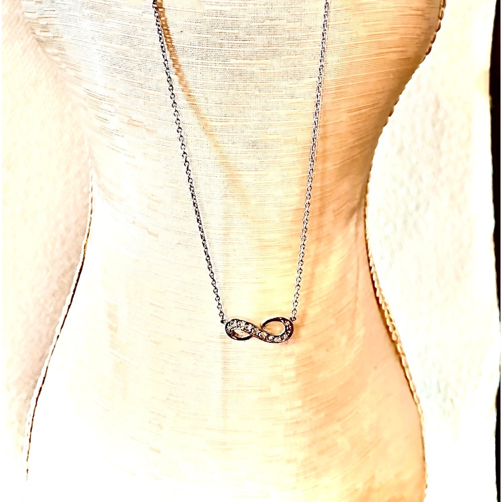 Infinity necklace 925 sterling silver